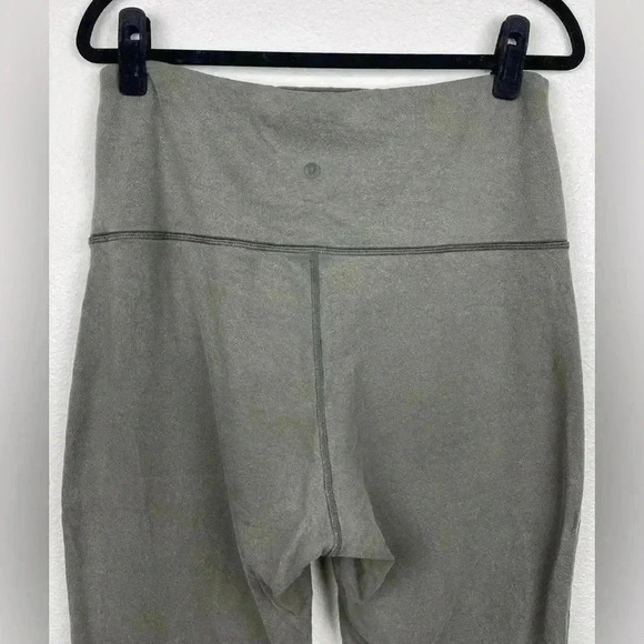 Lululemon Women's 10 Wunder Lounge Super High-Rise Tight 28" Green Soft Pants - Picture 8 of 14